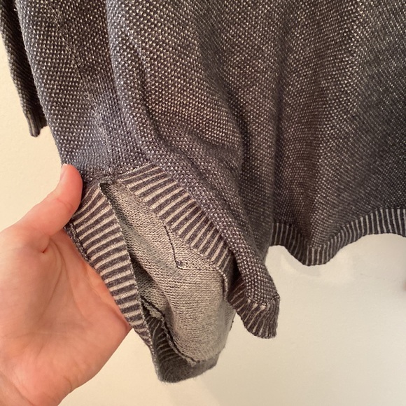 Wet Seal Size Large Charcoal Grey Cardigan - Picture 5 of 5